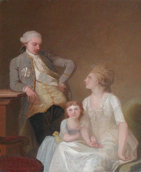 Jens Juel Johan Theodor Holmskjold and family Germany oil painting art